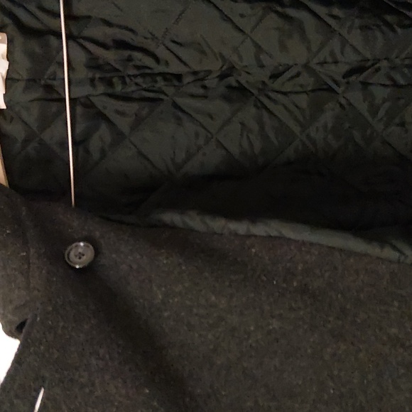 J Crew Wool Dark Grey Peacoat - Picture 6 of 11